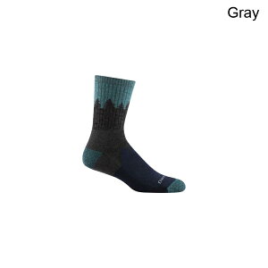 (���) �_�[���^�t �����Y �i���o�[ 2 �~�N�� �N���[ �N�b�V���� �\�b�N - �����Y Darn Tough men Number 2 Micro Crew Cushion Sock - Men's Gray