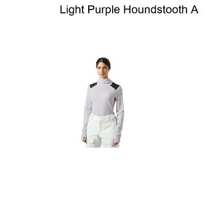 (���) �w���[�n���Z�� ���f�B�[�X ���t�@ �����m �u�[�f�B - �E�B�����Y Helly Hansen women Lifa Merino MidBlc Hoodie - Women's Light Purple Houndstooth A