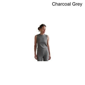 (���) ���f�B�[�X �U �Z�[�^�[ ���u �V�F�� �x�X�g - �E�B�����Y Donni women The Sweater Rib Shell Vest - Women's Charcoal Grey