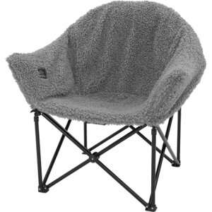 (���) �N�} �e�f�B �x�A�[ �L�����v �`�F�A�[ �J�o�[ KUMA Teddy Bear Camp Chair Cover Light Grey