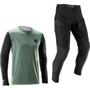 (���) ���A�b�g �L�b�Y MTB 1.0 ���C�h �L�b�g - �L�b�Y Leatt kids MTB 1.0 Ride Kit - Kids' Mist Green