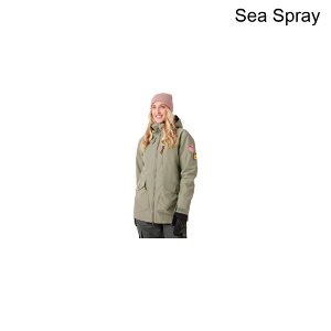 (���) ���L�V�[ ���f�B�[�X �t���[ ���u �W���P�b�g - �E�B�����Y Roxy women Free Love Jacket - Women's Sea Spray