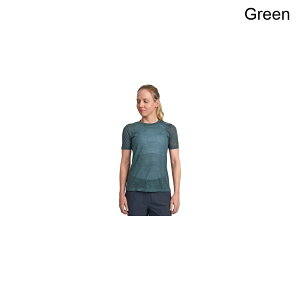(���) �V�}�m ���f�B�[�X �C�o���u �e�� �V���[�g �X���[�u �W���[�W - �E�B�����Y Shimano women Evolve Terra Short Sleeve Jersey - Women's Green