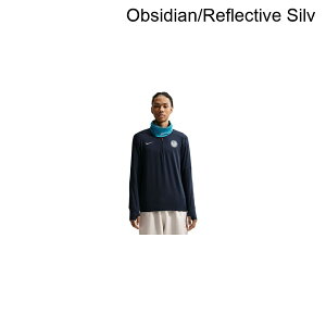(���) �i�C�L �����Y �`�[�� USA �h���C-�t�B�b�g 1/4-�W�b�v �g�b�v - �����Y Nike men Team USA Element Dri-FIT 1/4-Zip Top - Men's Obsidian/Reflective Silv