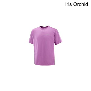 (���) �T������ �����Y ���C���h ���C�Y �V���[�g�X���[�u T-�V���c - �����Y Salomon men Wild Rays Short-Sleeve T-Shirt - Men's Iris Orchid