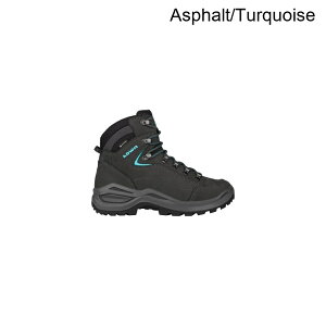(���) ���[�o�[ ���f�B�[�X ���l�Q�[�h �G�{ Gtx �~�b�h �n�C�L���O �u�[�c - �E�B�����Y Lowa women Renegade Evo GTX Mid Hiking Boot - Women's Asphalt/Turquoise