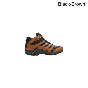 (���) ������ �����Y ���A�u 3 ���O�[ LTR �~�b�h Wp �n�C�L���O �u�[�c - �����Y Merrell men Moab 3 Luxe Ltr Mid WP Hiking Boot - Men's Black/Brown