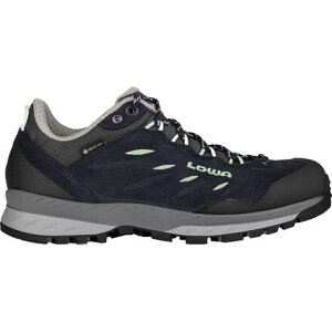 (���) ���[�o�[ ���f�B�[�X �f���S Gtx LO �n�C�L���O �V���[�Y - �E�B�����Y Lowa women Delago GTX Lo Hiking Shoe - Women's Navy/Milky Green