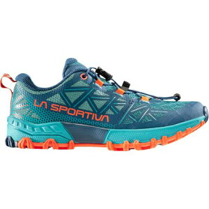 (���) �X�|���e�B�o �L�b�Y �u�V�h�[ �� �g���C�� �����j���O �V���[�Y - �L�b�Y La Sportiva kids Bushido II Trail Running Shoe - Kids' Lagoon/Storm Blue