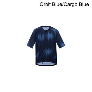 (���) �S�A�E�F�A �����Y �X�s���b�g �p���X �V���[�g�X���[�u �W���[�W - �����Y GOREWEAR men Spirit Pulse Short-Sleeve Jersey - Men's Orbit Blue/Cargo Blue