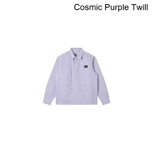 (���) �|�b�v �I�[�o�[ �V���c Stan Ray Painters Pop Over Shirt Cosmic Purple Twill