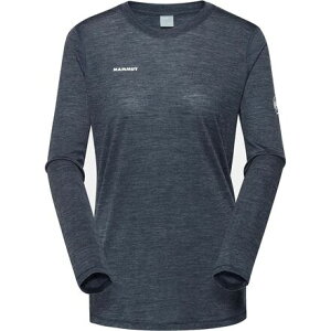 (���) �}���[�g ���f�B�[�X �c���[ �E�[�� fl �����O-�X���[�u �V���c - �E�B�����Y Mammut women Tree Wool FL Long-Sleeve Shirt - Women's Marine Melange