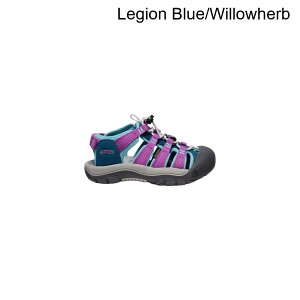 (���) �L�[�� ���g���L�b�Y �j���[�|�[�g �o�E���h���X �T���_�� - ���g�� �L�b�Y KEEN little kids Newport Boundless Sandal - Little Kids' Legion Blue/Willowherb