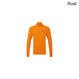 (���) �}�E���e���C�N�B�b�v�����g �����Y �����O-�X���[�u �W�b�v �g�b�v - �����Y Mountain Equipment men Cerrig Long-Sleeve Zip Top - Men's Rust
