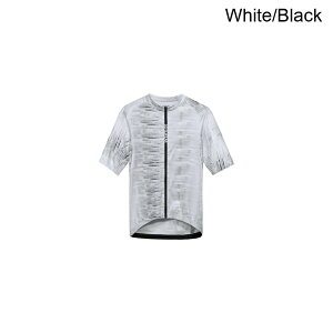 (���) �S�A�E�F�A �����Y �X�s���V�t�g �s�N�Z�� �V���[�g�X���[�u �W���[�W - �����Y GOREWEAR men SPINSHIFT Pixel Short-Sleeve Jersey - Men's White/Black