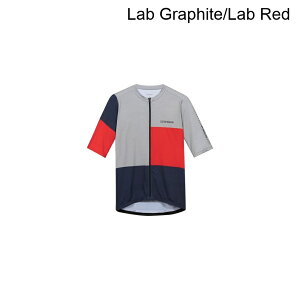 (���) �S�A�E�F�A �����Y �u���b�N �V���[�g�X���[�u �W���[�W - �����Y GOREWEAR men SWIFTRIDE Block Short-Sleeve Jersey - Men's Lab Graphite/Lab Red