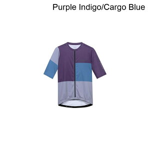 (���) �S�A�E�F�A �����Y �u���b�N �V���[�g�X���[�u �W���[�W - �����Y GOREWEAR men SWIFTRIDE Block Short-Sleeve Jersey - Men's Purple Indigo/Cargo Blue