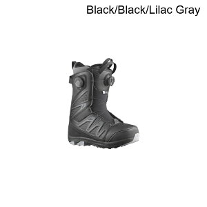 (���) �T������ ���f�B�[�X �A�C�r�[ SJ �{�A �X�m�[�{�[�h �u�[�c - 2025 - �E�B�����Y Salomon women Ivy SJ BOA Snowboard Boot - 2025 - Women's Black/Black/Lilac Gray
