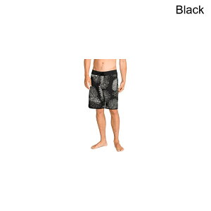 (���) �{���R�� �����Y �C���t���[�Y ���b�h 19 �{�[�h �V���[�g - �����Y Volcom men Infuse Scalllop Mod 19 Board Short - Men's Black
