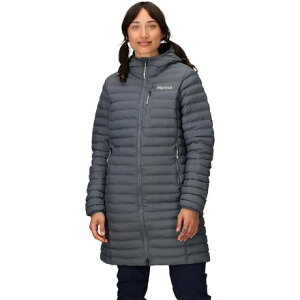 (���) �}�[���b�g ���f�B�[�X �G�R�[ �t�F�U�[���X �����O �W���P�b�g - �E�B�����Y Marmot women Echo Featherless Long Jacket - Women's Steel Onyx