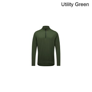 (���) �S�A�E�F�A �����Y �G�u���f�C �~�b�h 1/4-�W�b�v �g�b�v - �����Y GOREWEAR men Everyday Mid 1/4-Zip Top - Men's Utility Green