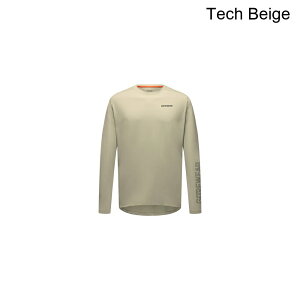 (���) �S�A�E�F�A �����Y �G�u���f�C ���S �e�b�N �����O-�X���[�u T-�V���c - �����Y GOREWEAR men Everyday Logo Tech Long-Sleeve T-Shirt - Men's Tech Beige