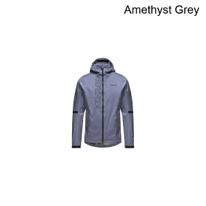 (���) �S�A�E�F�A �����Y ���v�� �S�A-�e�b�N�X LE3 �t�[�f�b�g �W���P�b�g - �����Y GOREWEAR men Lupra GORE-TEX LE3 Hooded Jacket - Men's Amethyst Grey
