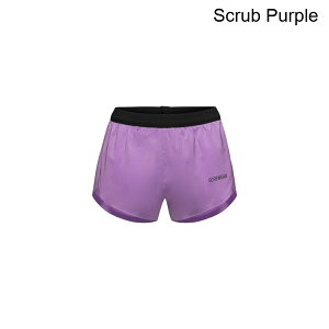(���) �S�A�E�F�A ���f�B�[�X �X�v���b�g �V���[�g - �E�B�����Y GOREWEAR women Concurve Split Short - Women's Scrub Purple