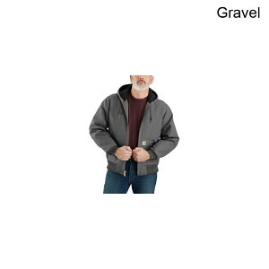 (���) �J�[�n�[�g �����Y J140 ���[�Y �t�@�[�� �_�b�N �C���X �t�����l��-���C���h �A�N�e�B�u �W���P�b�g - �����Y Carhartt men J140 Loose Firm Duck Ins Flannel-Lined Active Jacket - Men's Gravel