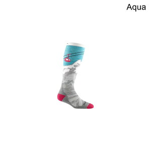(���) �_�[���^�t ���f�B�[�X �C�G�e�B Otc �N�b�V���� �\�b�N - �E�B�����Y Darn Tough women Yeti OTC Cushion Sock - Women's Aqua