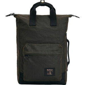 (���) �o�u�A�[ �t�B�[���h ���b�N�X �W�b�v �o�b�N�p�b�N Barbour Field Wax Zip Backpack Olive/Black