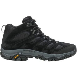 (���) ������ �����Y ���A�u 3 �~�b�h �n�C�L���O �u�[�c - �����Y Merrell men Moab 3 Mid Hiking Boot - Men's Black Night