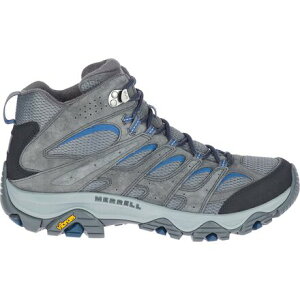 (���) ������ �����Y ���A�u 3 �~�b�h �n�C�L���O �u�[�c - ���C�h - �����Y Merrell men Moab 3 Mid Hiking Boot - Wide - Men's Granite