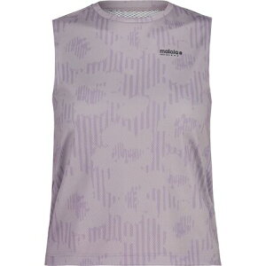 (���) �}���[�� ���f�B�[�X �^���N �W���[�W - �E�B�����Y Maloja women WallbergM Tank Jersey - Women's Smoky Purple Stripeflower