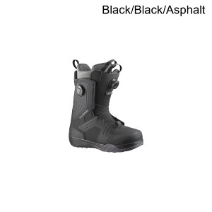 (���) �T������ �_�C�A���O ���C�h �f���A�� �{�A �X�m�[�{�[�h �u�[�c - 2027 Salomon Dialogue Wide Dual BOA Snowboard Boot - 2027 Black/Black/Asphalt