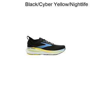 (���) �u���b�N�X �����Y �O���Z���� GTS 23 �����j���O �V���[�Y - �����Y Brooks men Glycerin GTS 23 Running Shoe - Men's Black/Cyber Yellow/Nightlife