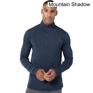 (���) �X�e�B�I �����Y �x�C�V�X �~�b�h 1/2-�W�b�v �g�b�v - �����Y STIO men Basis PeakWool Mid 1/2-Zip Top - Men's Mountain Shadow