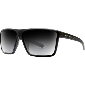 (���) �l�C�e�B�u �A�C�E�F�A �E�F���Y Xl �|�[�����C�Y�h �T���O���X Native Eyewear Wells XL Polarized Sunglasses Matte Black/Gray