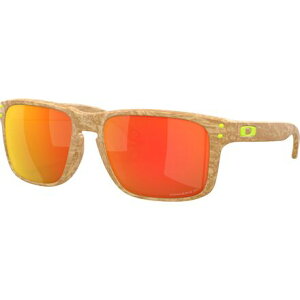 (���) �I�[�N���[ �z���u���b�N �v���Y�� �|�[�����C�Y�h �T���O���X Oakley Holbrook Prizm Polarized Sunglasses Matte Stone Desert Tan/Prizm Ruby Polar