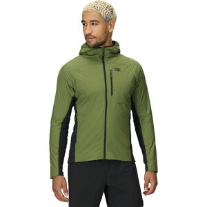 (���) �A�E�g�h�A ���T�[�` �����Y �f�r�G�[�^�[ �u�[�f�B - �����Y Outdoor Research men Deviator Hoodie - Men's Willow/Black
