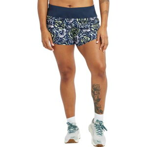 (���) ���f�B�[�X 4�C���` �V���[�g - �E�B�����Y Oiselle women Roga 4in Short - Women's Flower Burst