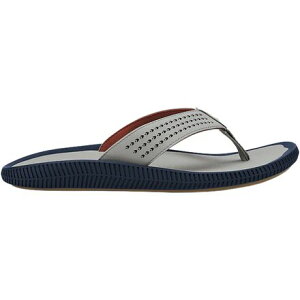(���) �I���J�C �����Y �E���� �t���b�v �t���b�v - �����Y Olukai men Ulele Flip Flop - Men's Ash/Ash