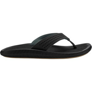 (���) �I���J�C �����Y �E���� �t���b�v �t���b�v - �����Y Olukai men Ulele Flip Flop - Men's Lava Rock/Lava Rock