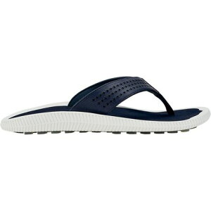 (���) �I���J�C �����Y �E���� �S���t �t���b�v �t���b�v - �����Y Olukai men Ulele Golf Flip Flop - Men's Trench Blue/Trench Blue