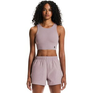 (���) �I�������j���O ���f�B�[�X �R�A 2�C��1 �N���b�v �^���N �g�b�v - �E�B�����Y On Running women Core 2-in-1 Crop Tank Top - Women's Heron