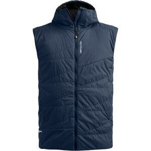(���) �I���g�{�b�N�X �����Y �X�C�X�E�[�� �s�b�c �f���A�� �x�X�g - �����Y Ortovox men Swisswool Piz Duan Vest - Men's Blue Nunatak