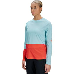 (���) POC ���f�B�[�X ���[�V���� �G�A�[ �����O-�X���[�u �W���[�W - �E�B�����Y POC women Motion Air Long-Sleeve Jersey - Women's Lazurite Blue/Carnelian Orange