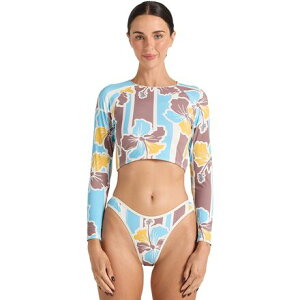 (���) ���f�B�[�X �m�[�X�V���A Ls �T�[�t �r�L�j �g�b�v - �E�B�����Y Poolside Paradiso women Northshore Ls Surf Bikini Top - Women's Hibiscus