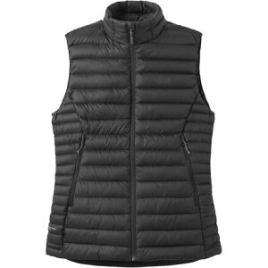(���) ���u ���f�B�[�X �}�C�N�����C�g �_�E�� �x�X�g - �E�B�����Y Rab women Microlight Down Vest - Women's Black2