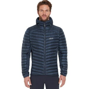 (���) ���u �����Y �V�[���X �t���b�N�X �t�[�f�b�g �W���P�b�g - �����Y Rab men Cirrus Flex Hooded Jacket - Men's Tempest Blue